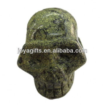 gemstone skull carvings 2"